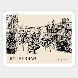 Rotherdam England Magnet